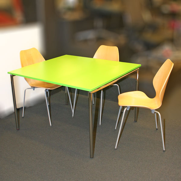 Møtebord grønt Four Design Four Meeting 112 x 102 cm sammenleggbart