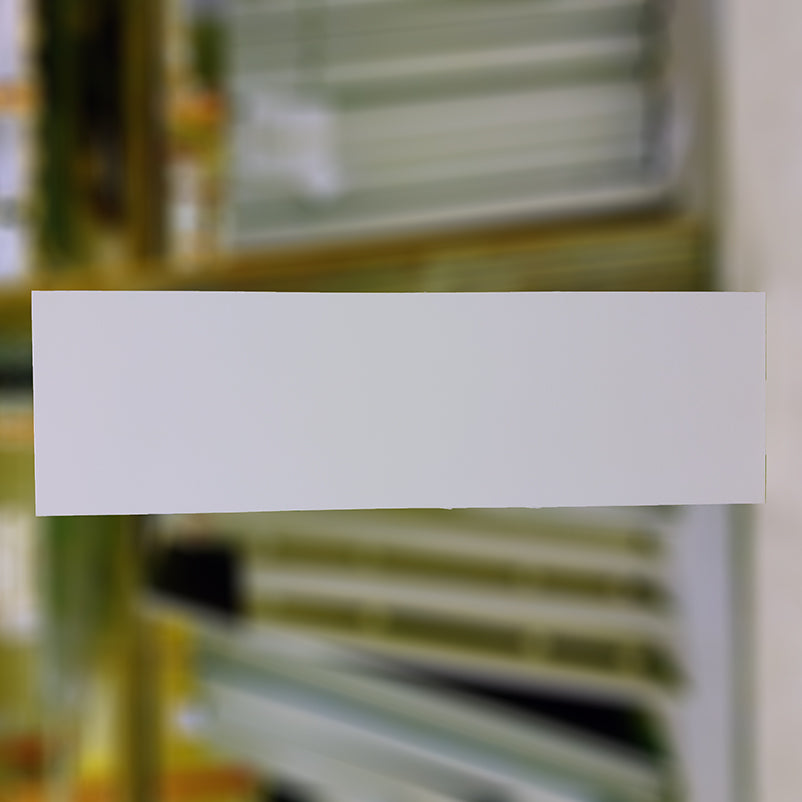 Møtebordsplate hvit 220 x 60 cm