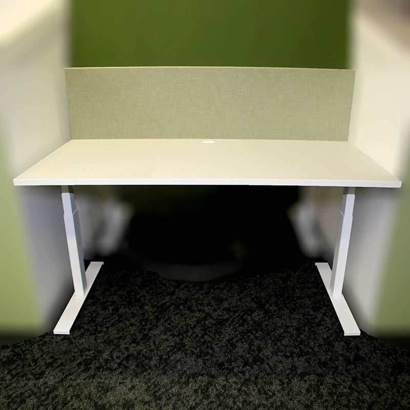 Skillevegg bord mellomgrønn 160 x 64 Glimåkra LimbusDeskup Soft