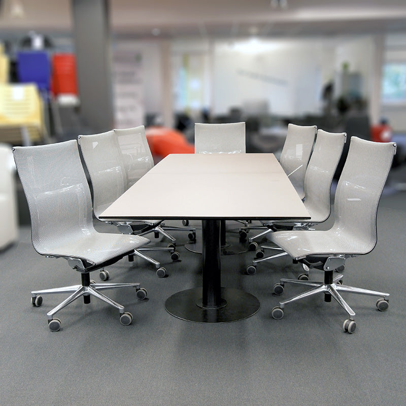 Konferansestol grå mesh ICF Office Una Plus HD