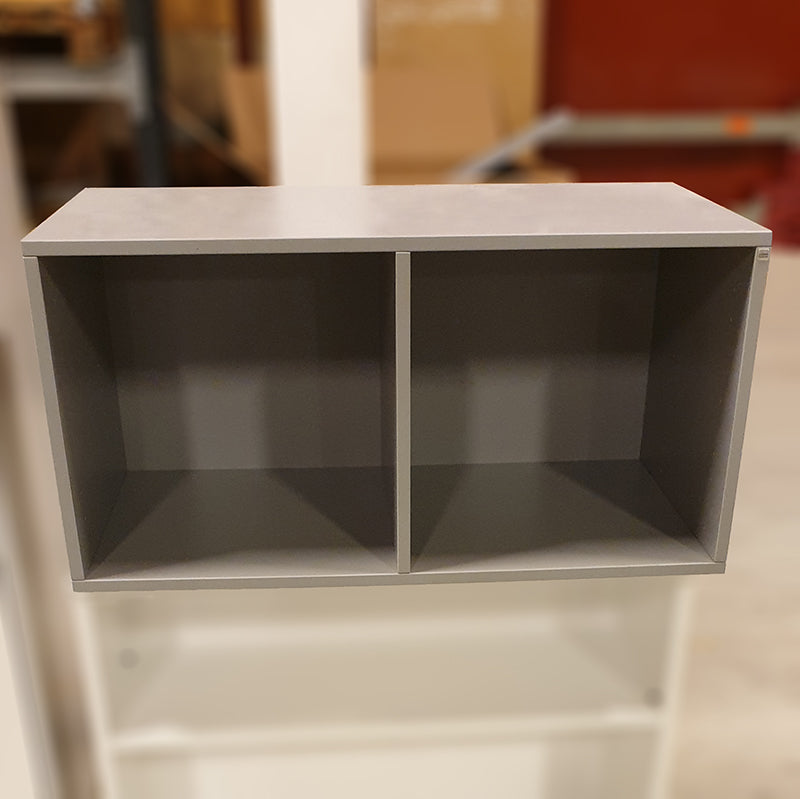 Hylle grå Edsbyn Cube Design 80 x 40 x 43 vegghengt