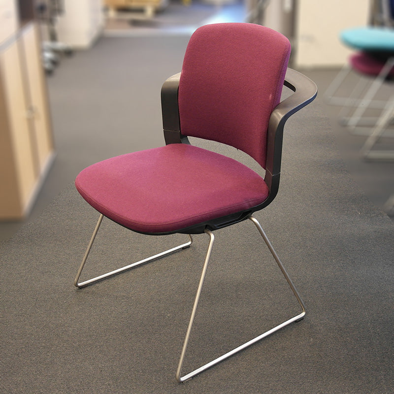 Konferansestol lilla Håg Sideways 9740