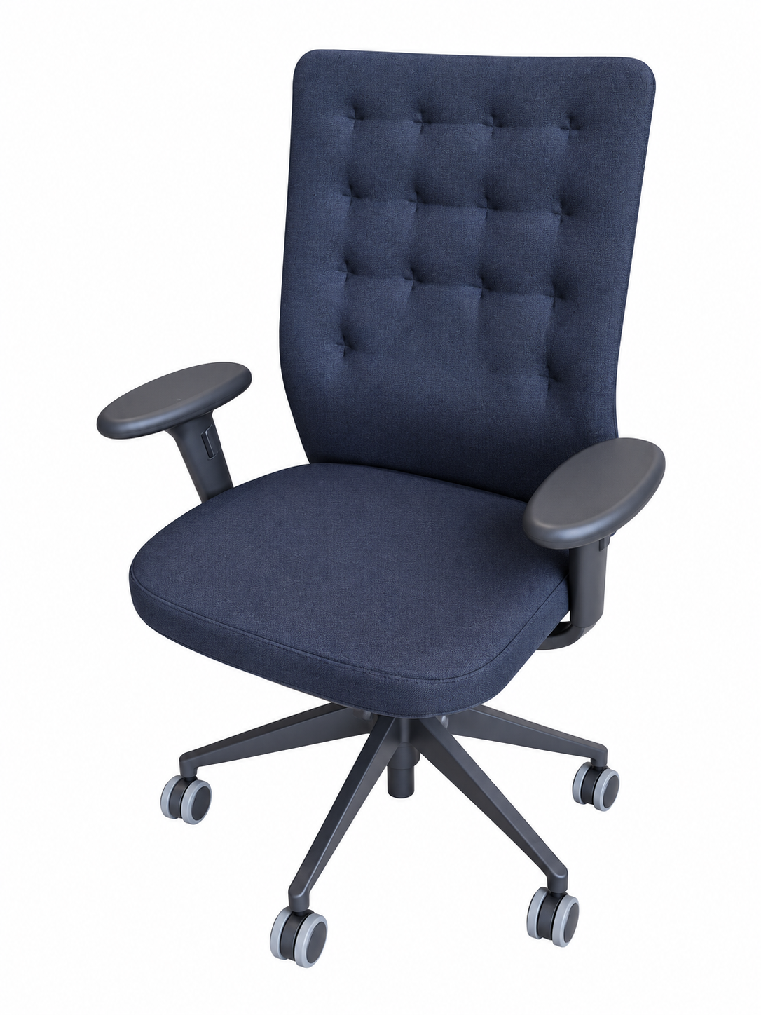 Kontorstol sort Vitra ID Trim armlen