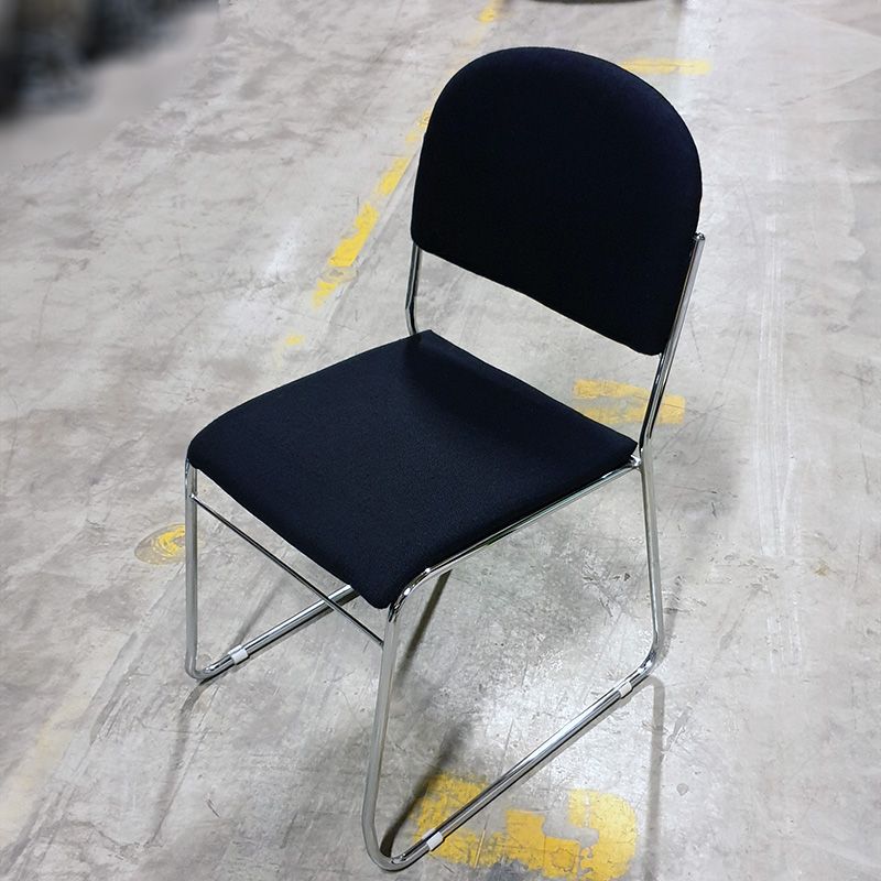 Konferansestol sort Vesta krom meie understell