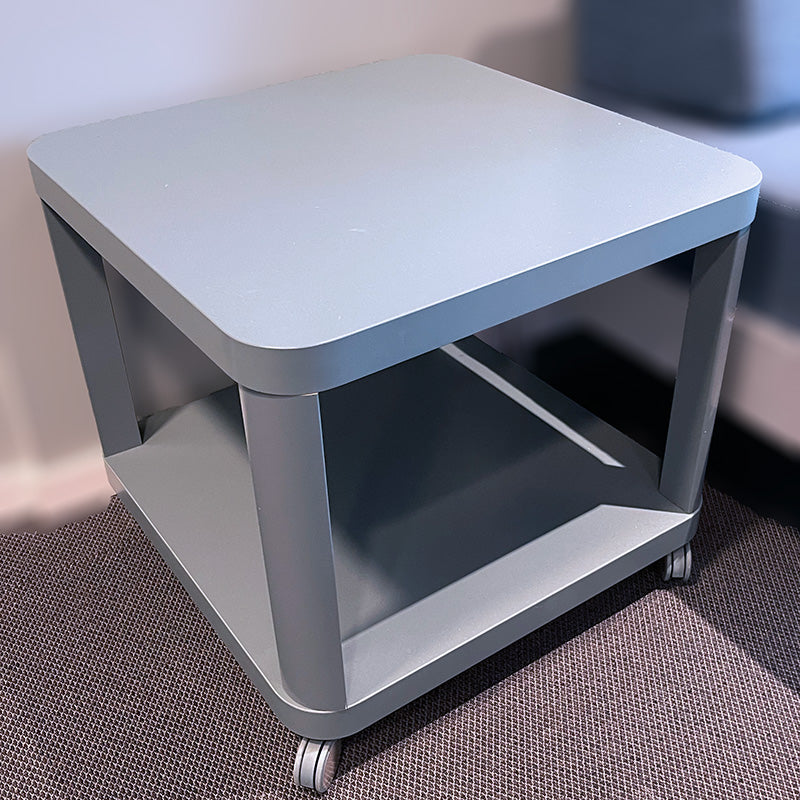 Sofabord petrol 50x50H45 Ikea Tingby på hjul