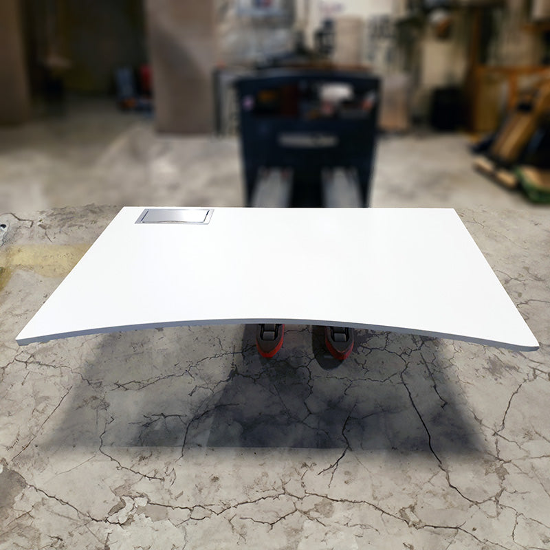 Plate lys grå 160 x 90 cm kabelluke