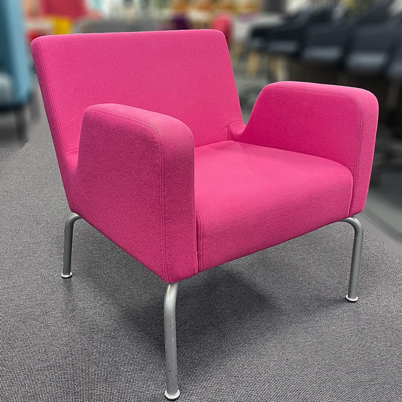 Loungestol rosa Skandiform Dropp F-202