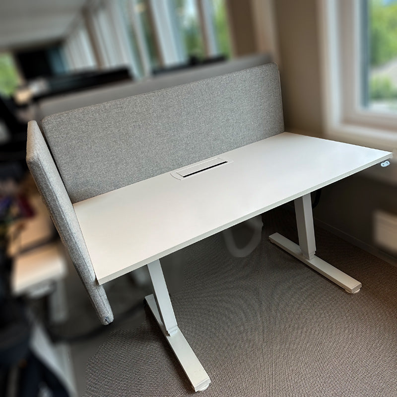 Skillevegg bord grå H66 B80 ull