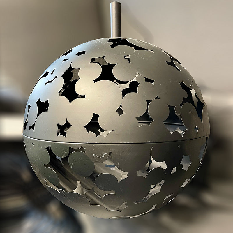 Taklampe sort Camouflage pendel  Ø 80