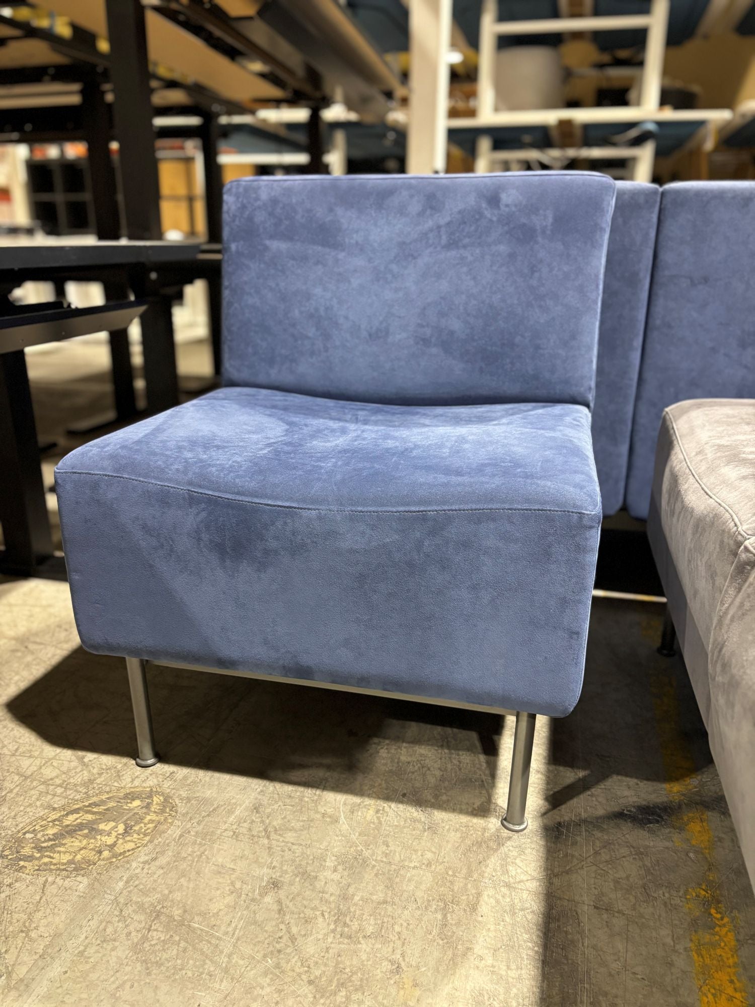 Modulsofa 1 seter blå ISKU Dyyni 60 x 60 x 77 sh 44