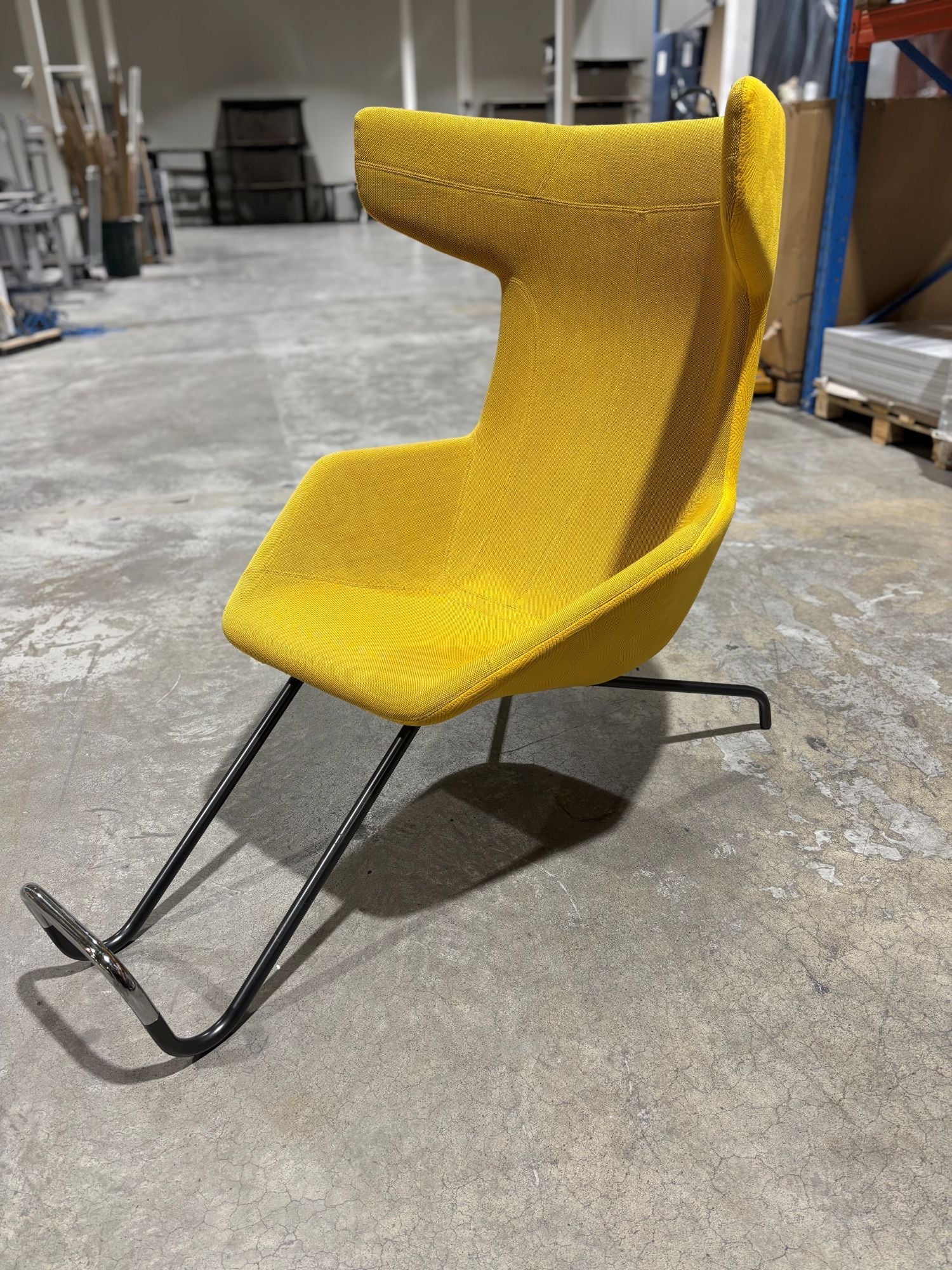 Loungestol gul Moroso Take a Line For A Walk