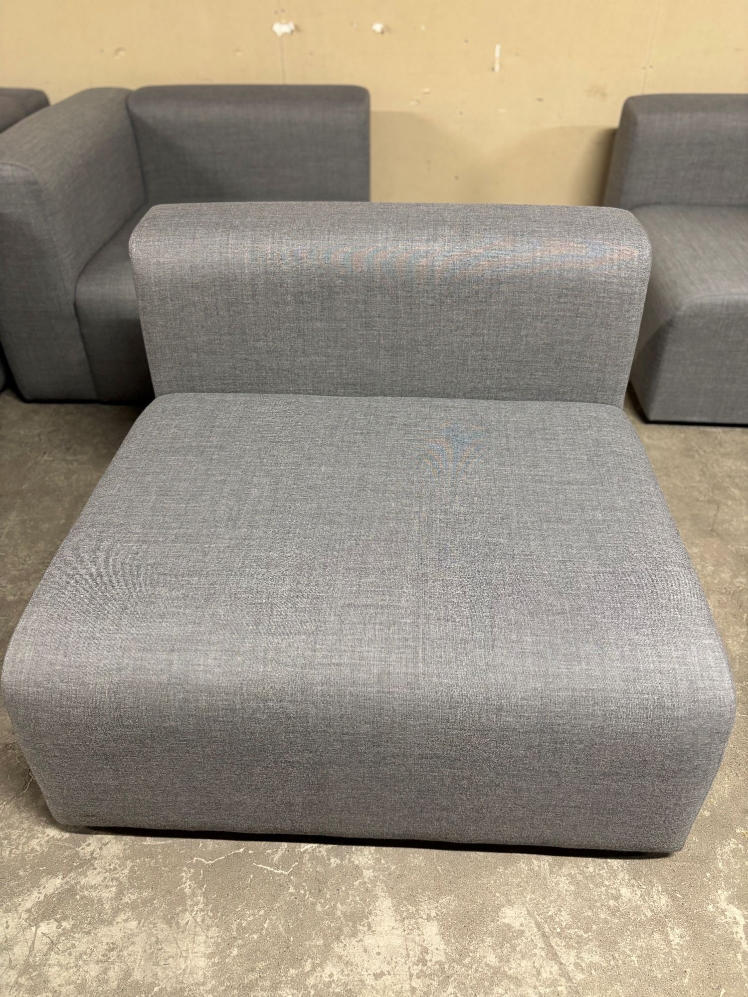 Modul 1 seter gråmelert Hay Mags H68 D93 B93 sh 40