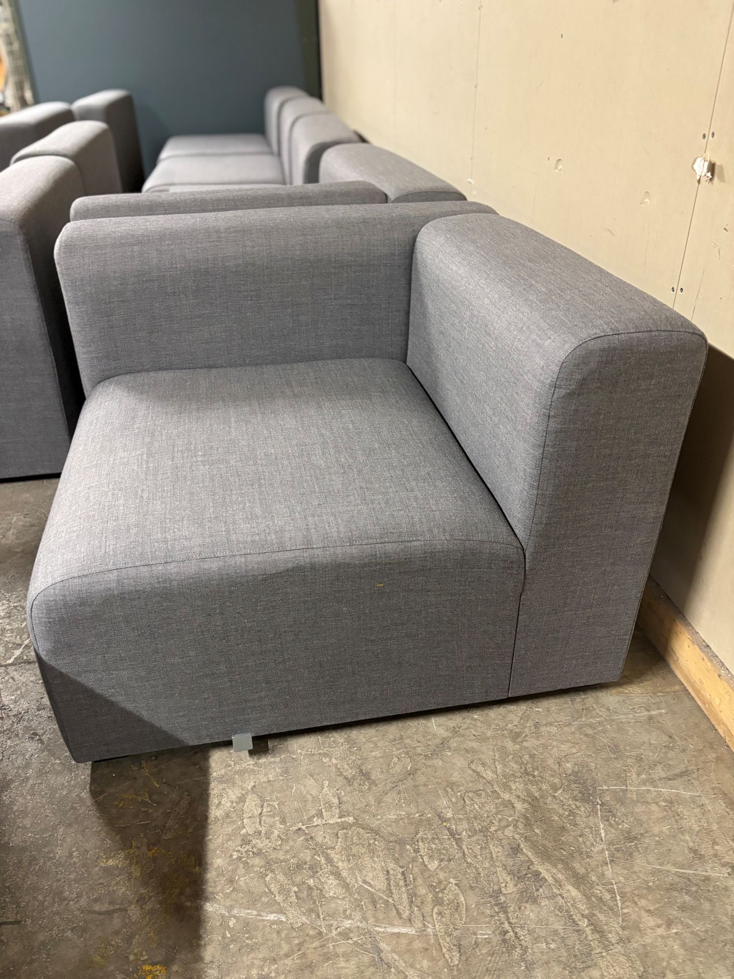 Modul hjørne gråmelert Hay Mags H68 D93 B93 sh40