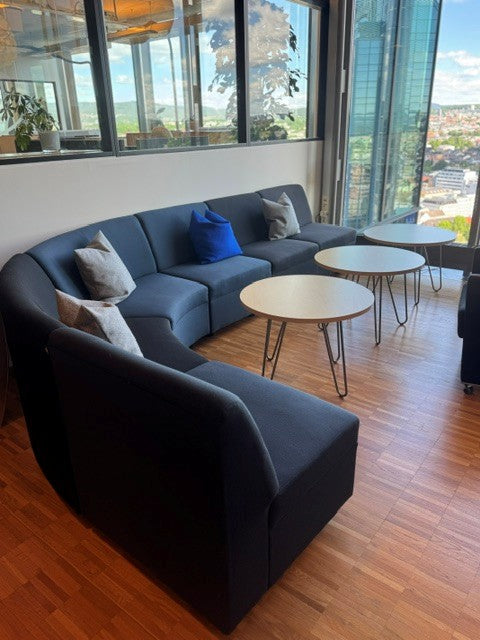 Modulsofa sort og blå
