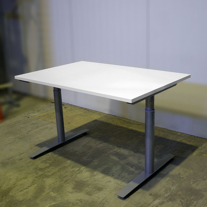 Ny hvit skrivebordsplate MDF rektangulær 110 x 80 cm