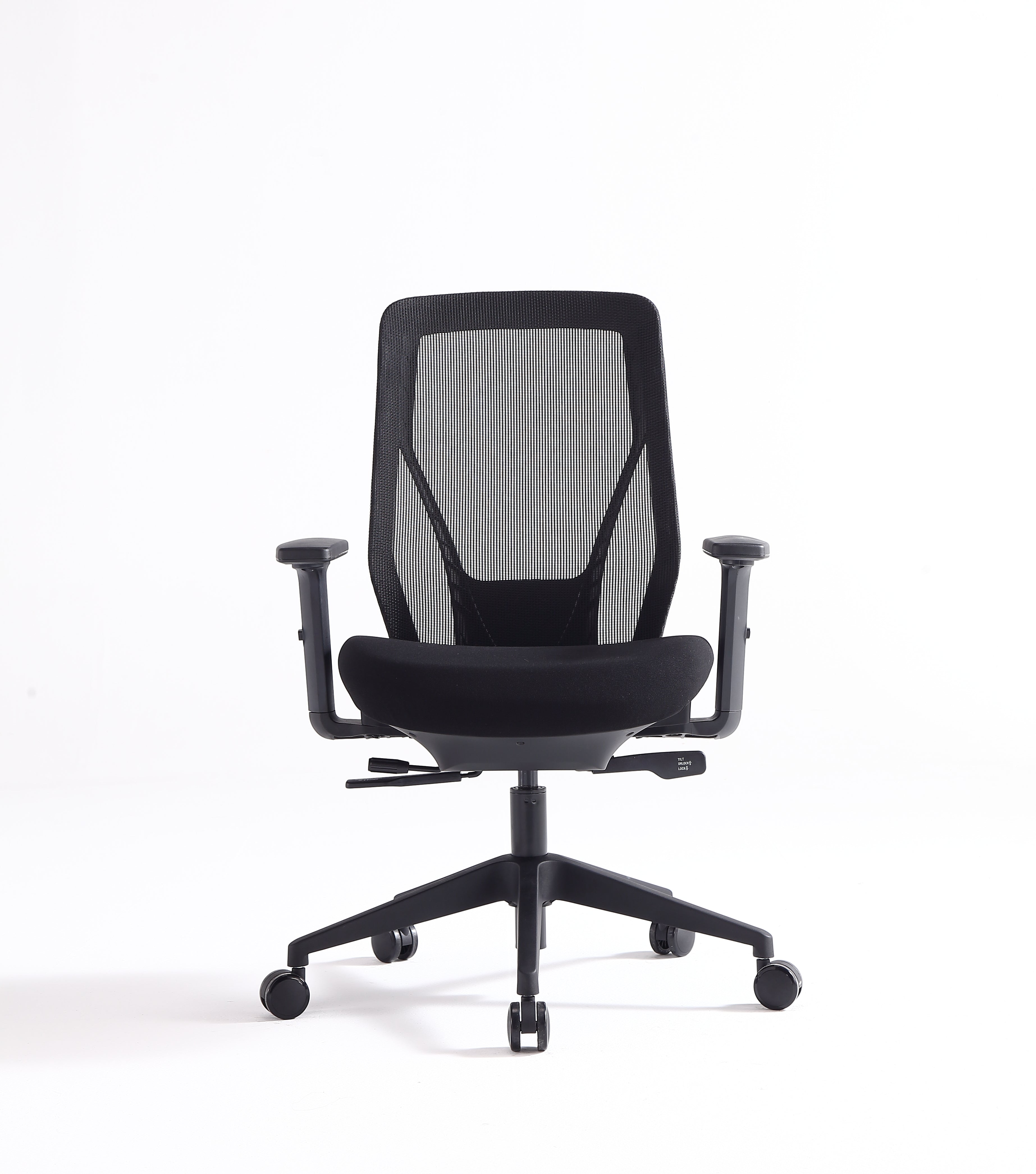 Kontorstol sort mesh IVAR armlen