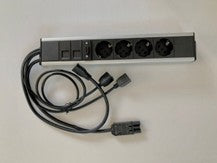 Power up skinne 4 strøm 1 HDMI 2 nettverksuttak
