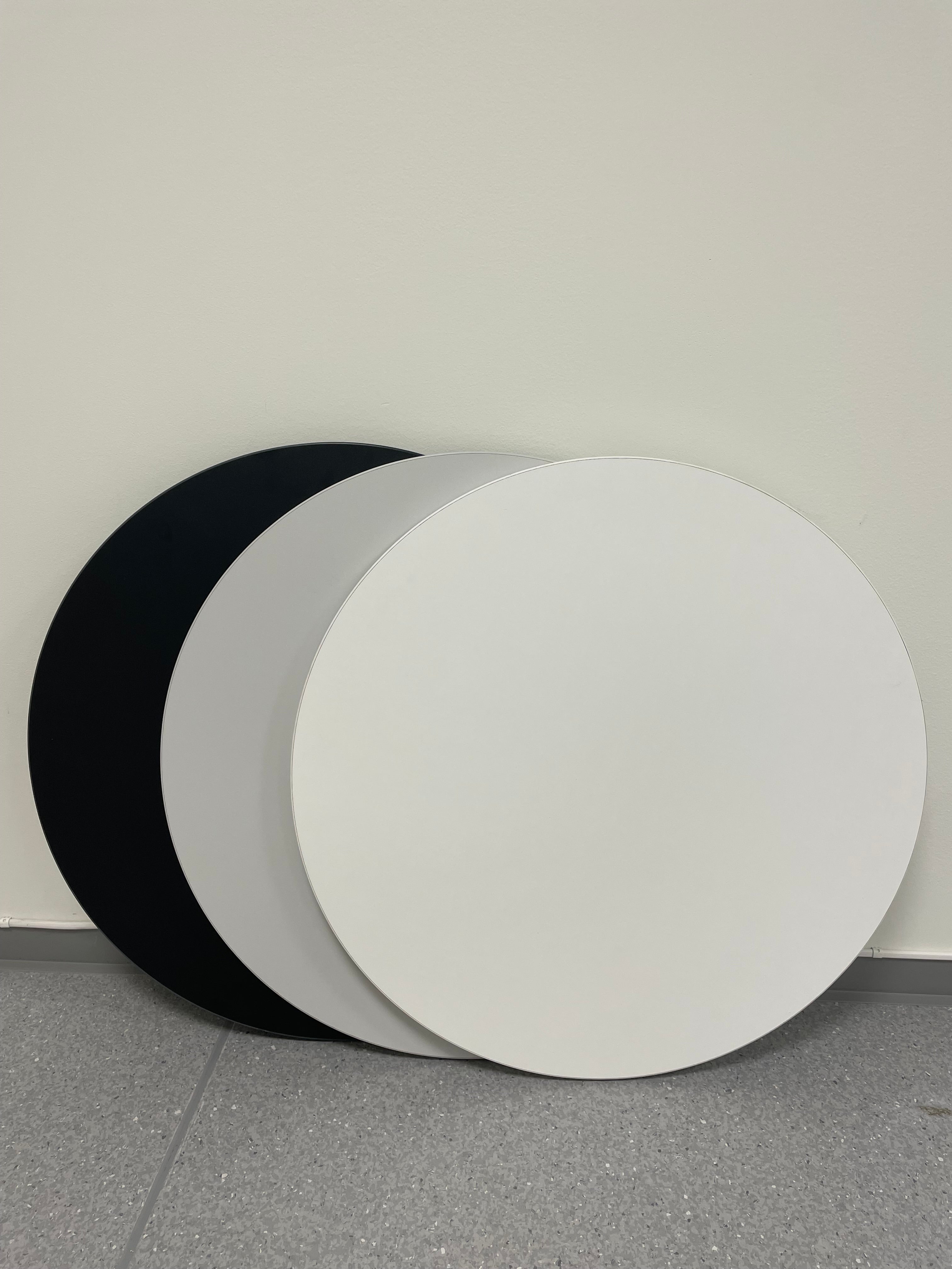 Plate hvit Ø 60 cm rund