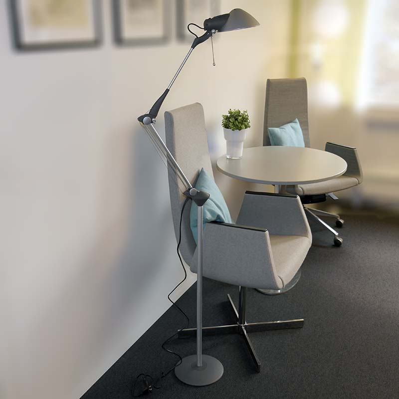 Gulvlampe grå Ljungmann EOS Gracion Series Polo