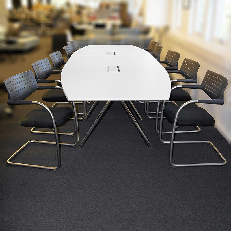 Konferansestol sort Vitra Visavis meie understell