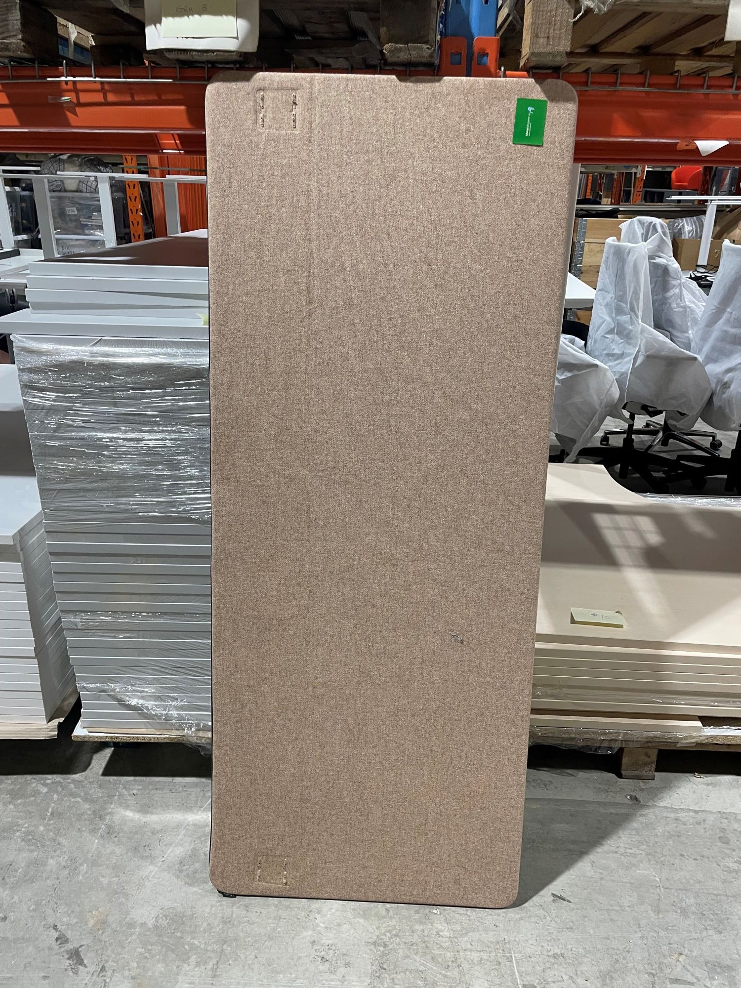 Skillevegg bord lys orange H65 B160 Kinnarps