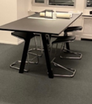 Svenheim sort prosjektbord 240 x 100 x 90 cm