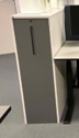 Tårnskap 3p lys grå/antrasitt høyre 126 x 80 x 40 Svenheim Titan