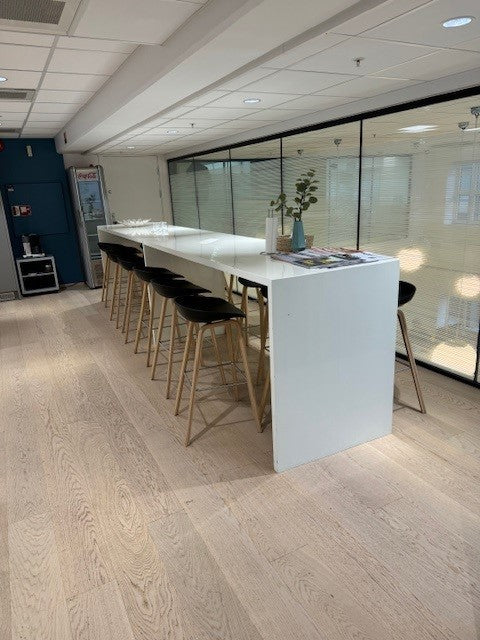 Bukkebord 240x80 hvit høyde 105