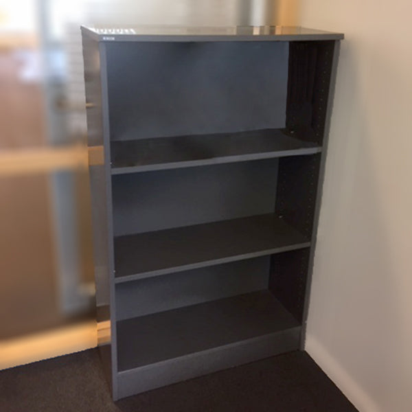 Reol 3P mørk grå Edsbyn 80 x 43 x 130