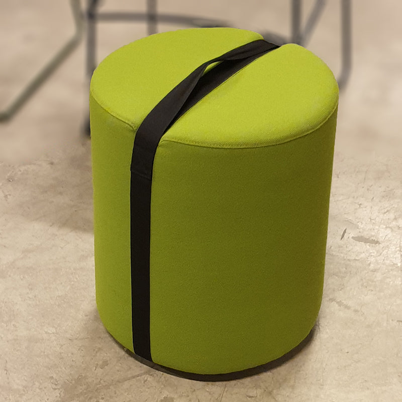 Puff grønn Ø 41 H 49 cm
