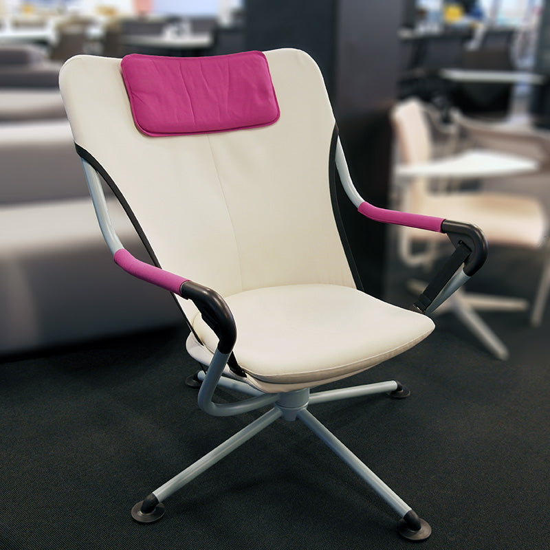 Loungestol hvit Vitra Waver