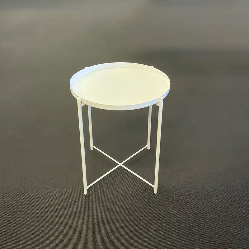 Sofabord hvit Ø45 Ikea Gladom