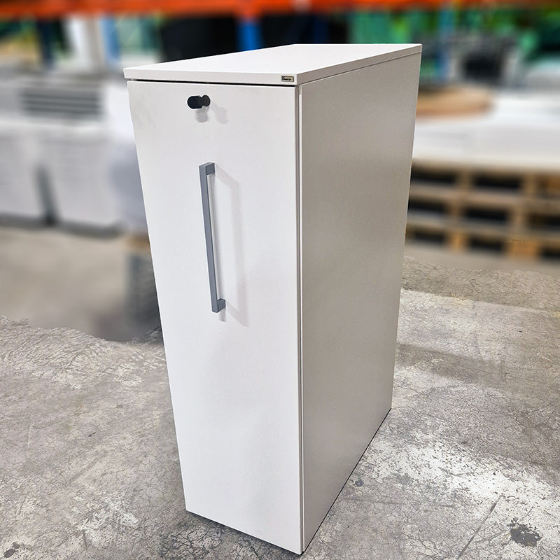 Tårnskap 3P hvit Kinnarps dobbelt 125 x 80 x 40