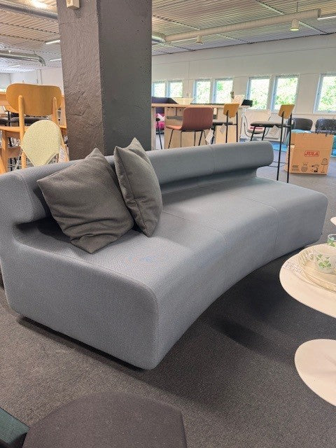 Sofa 3 seter blå Fora Form Up 214 x 85 sittehøyde 43blå