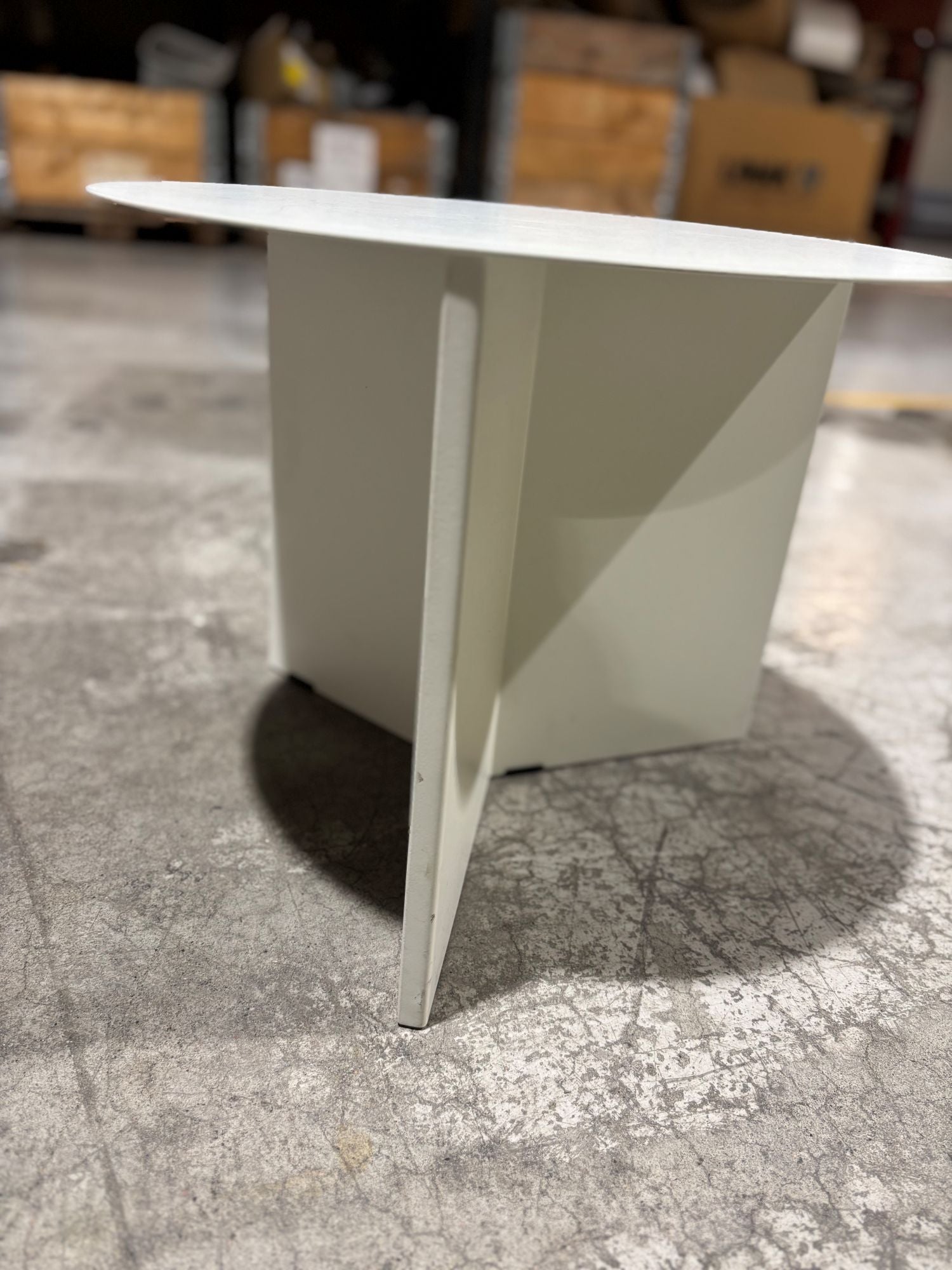 Sofabord hvitt Ø45 H36 Hay