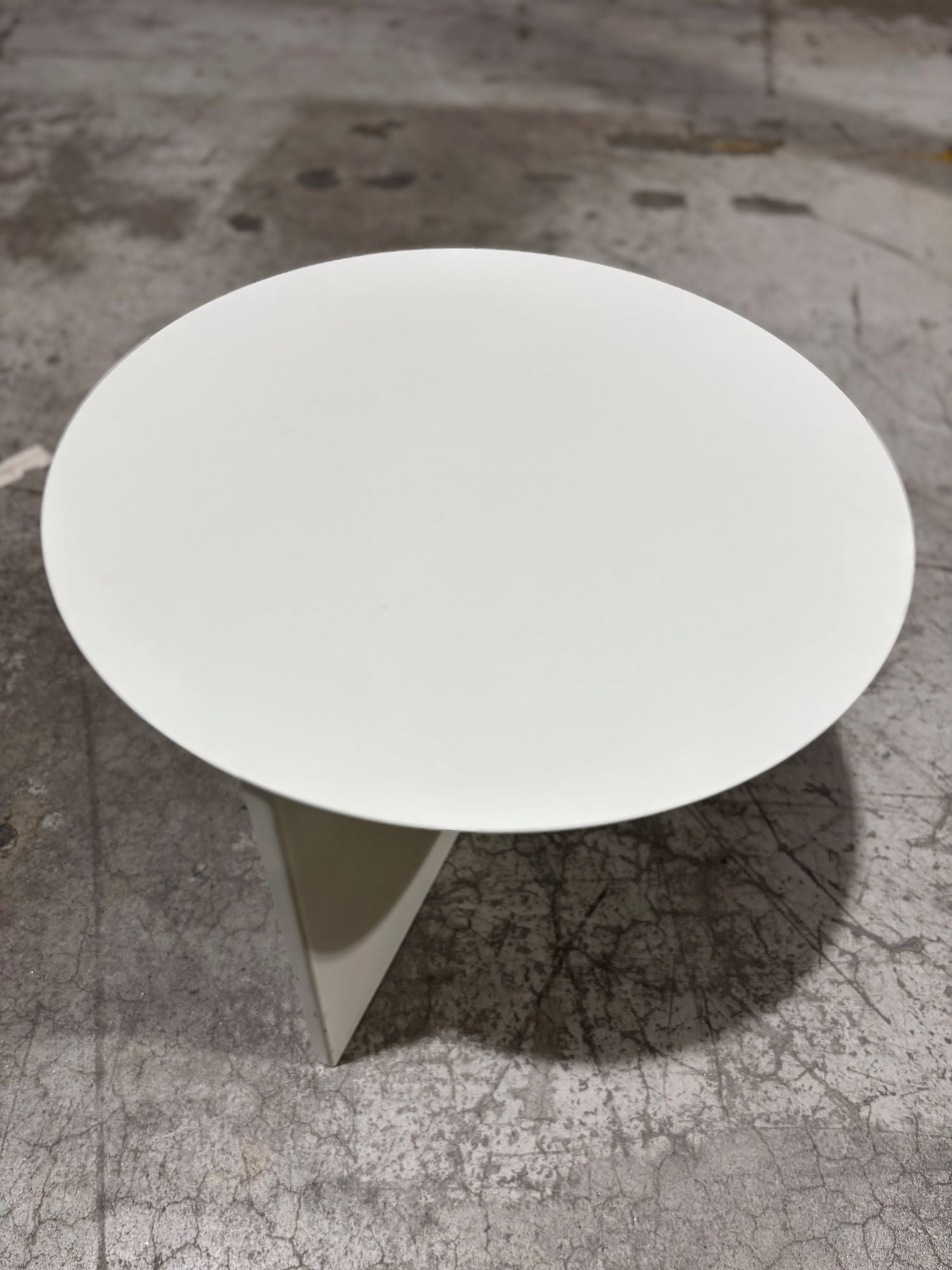 Sofabord hvitt Ø45 H36 Hay