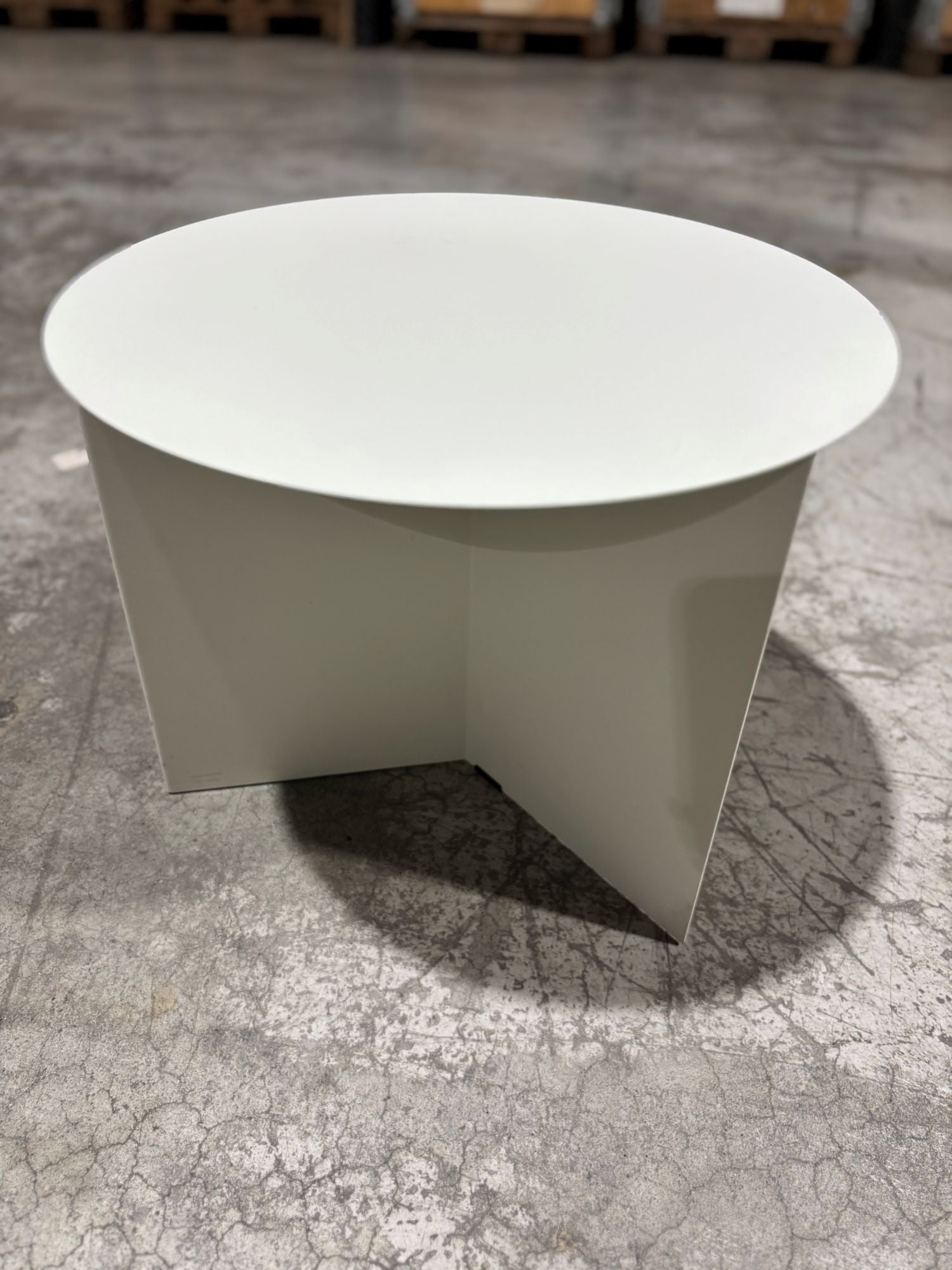 Sofabord hvitt Ø45 H36 Hay