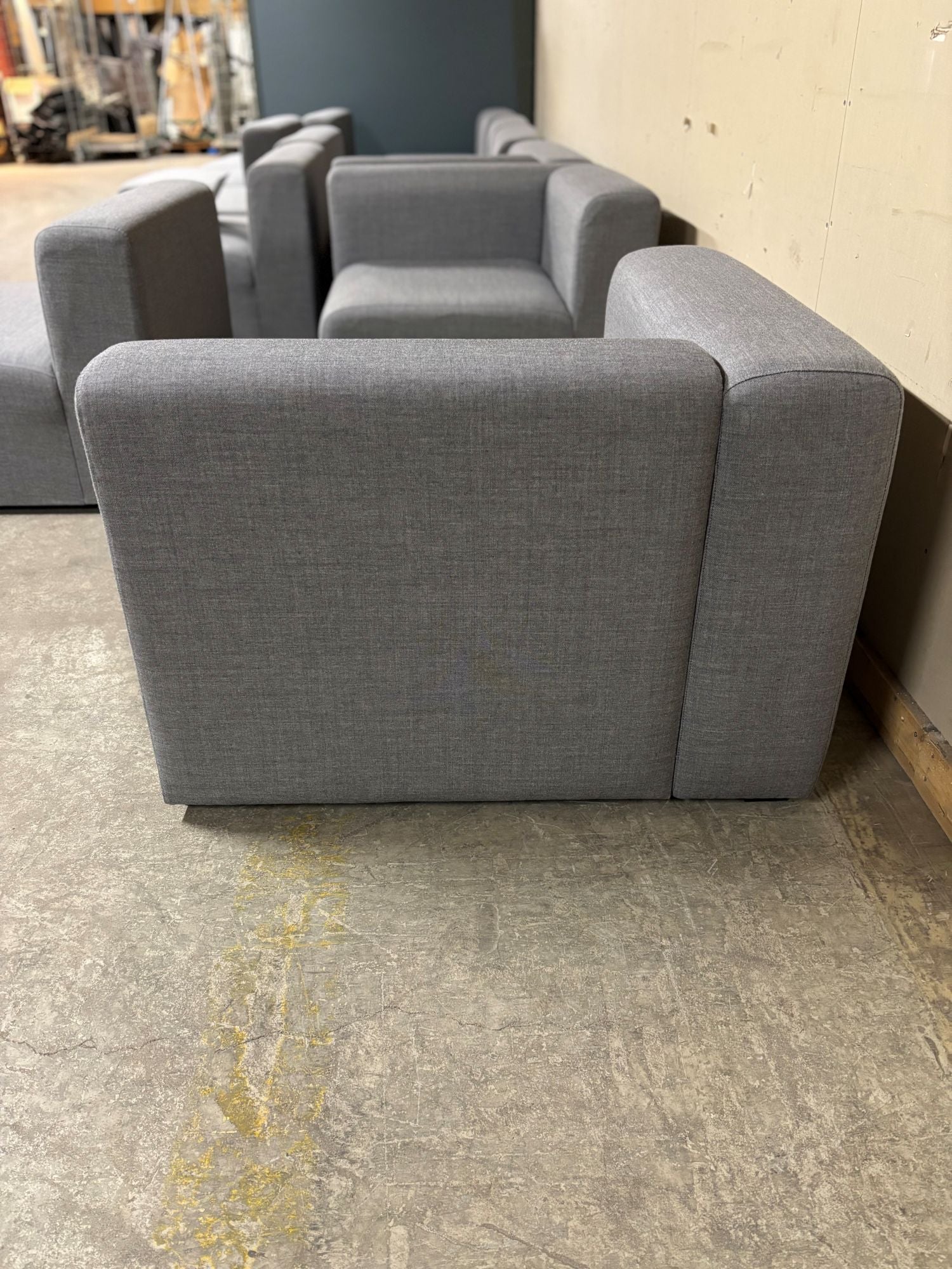 Modul hjørne gråmelert Hay Mags H68 D93 B93 sh40