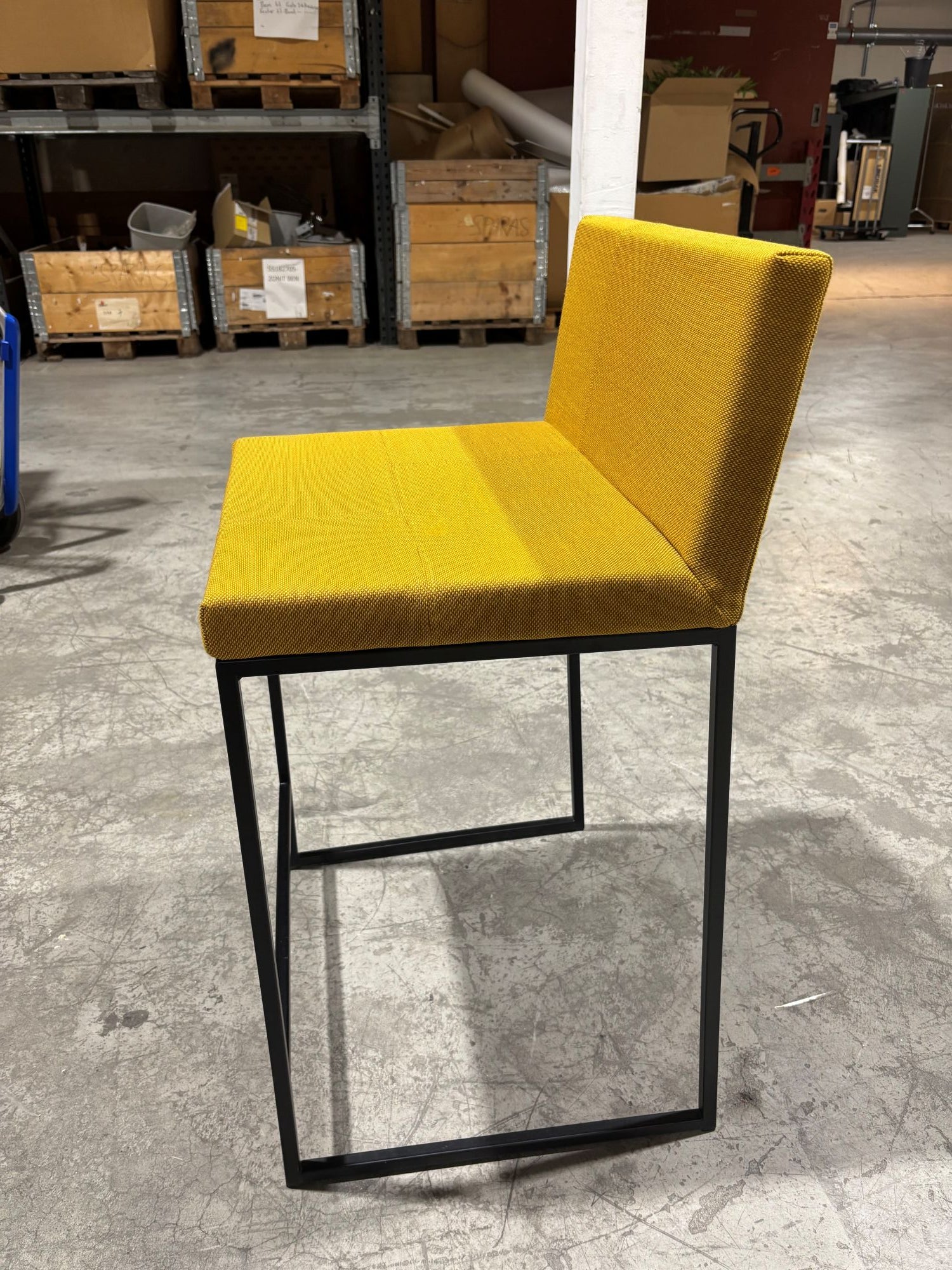 Barkrakk sennepsgul SH 64 sort understell
