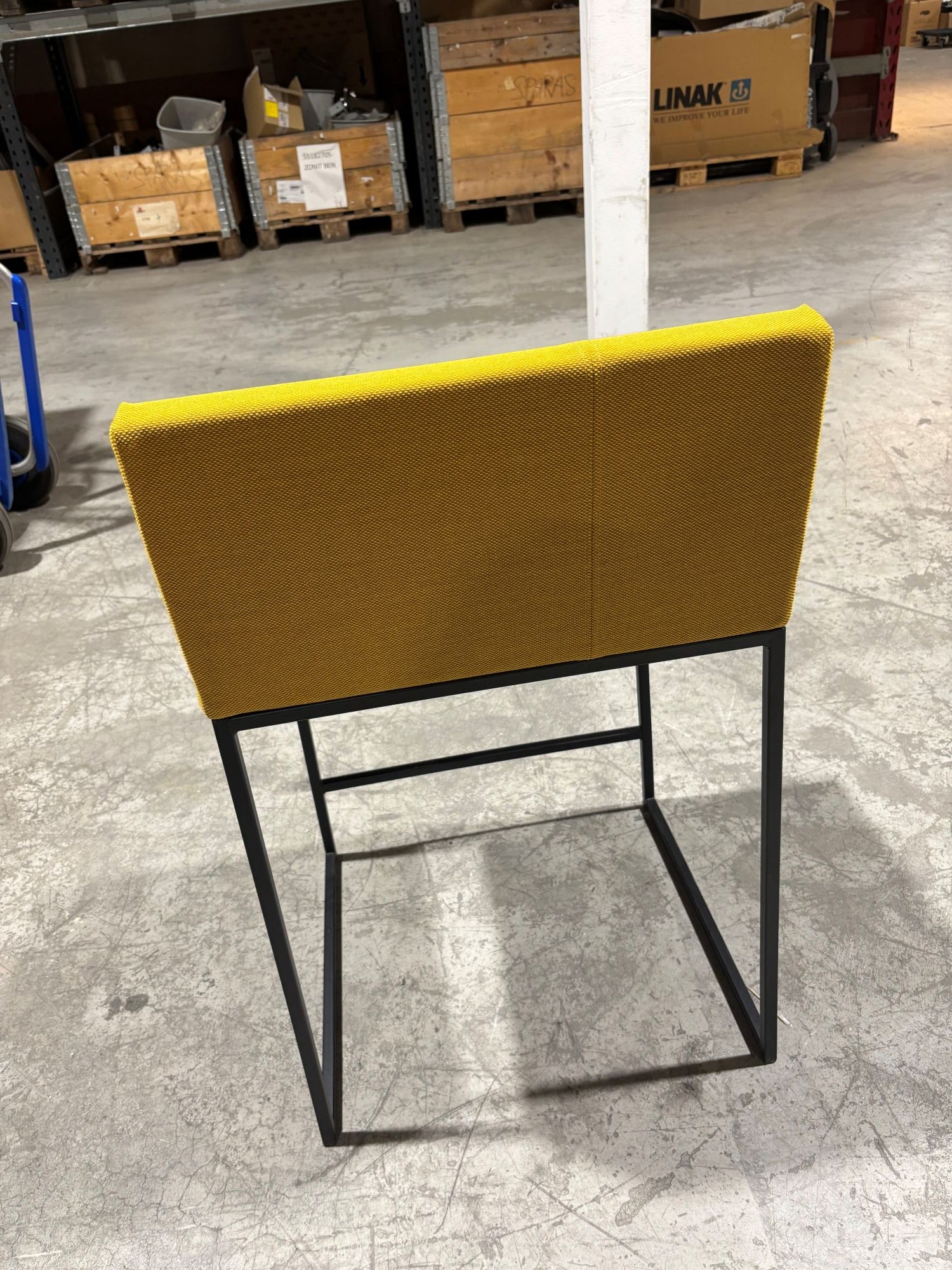 Barkrakk sennepsgul SH 64 sort understell