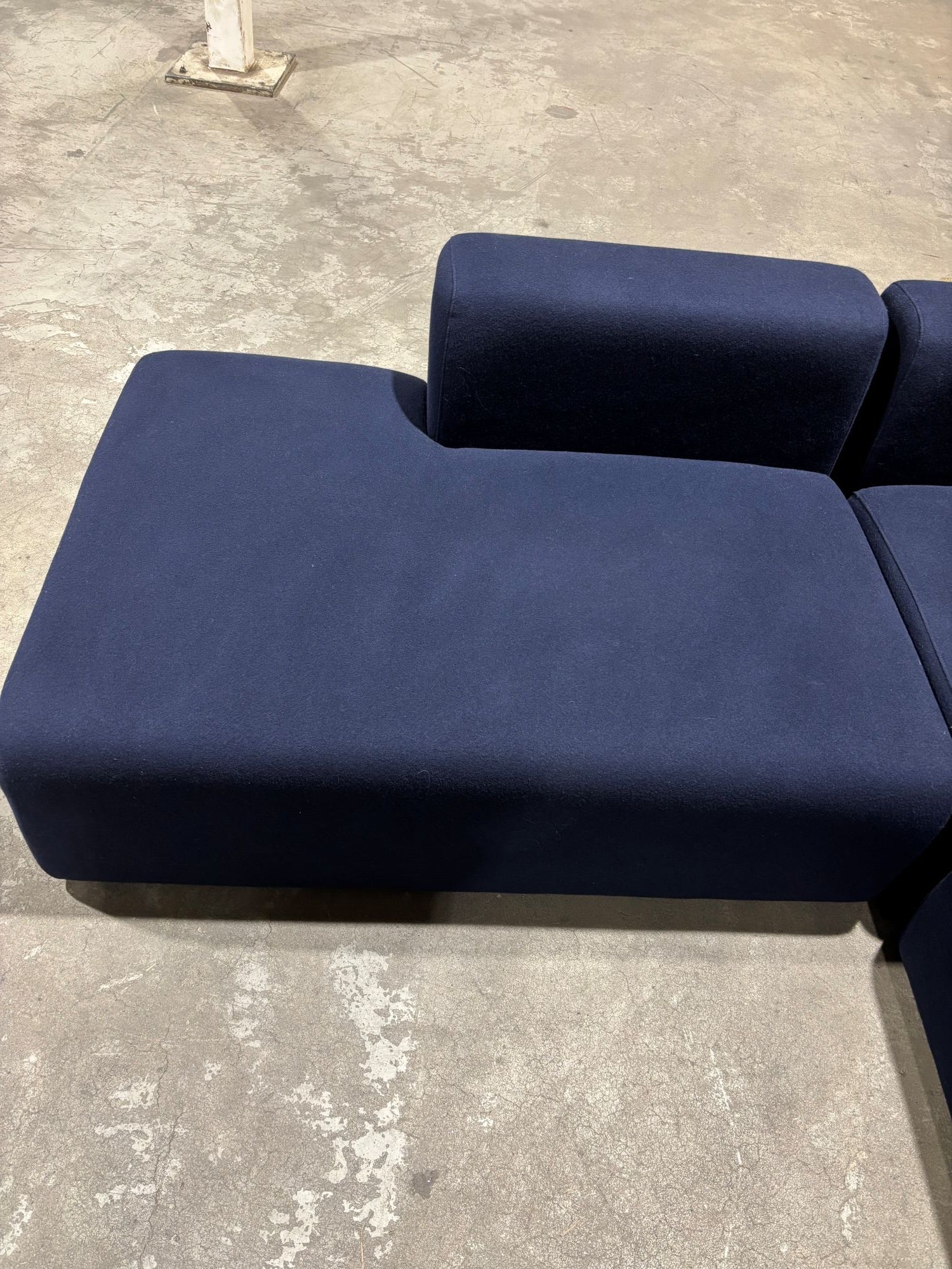 Modul sofa blå Hay Muuto Connect 230 x 250 sh 40
