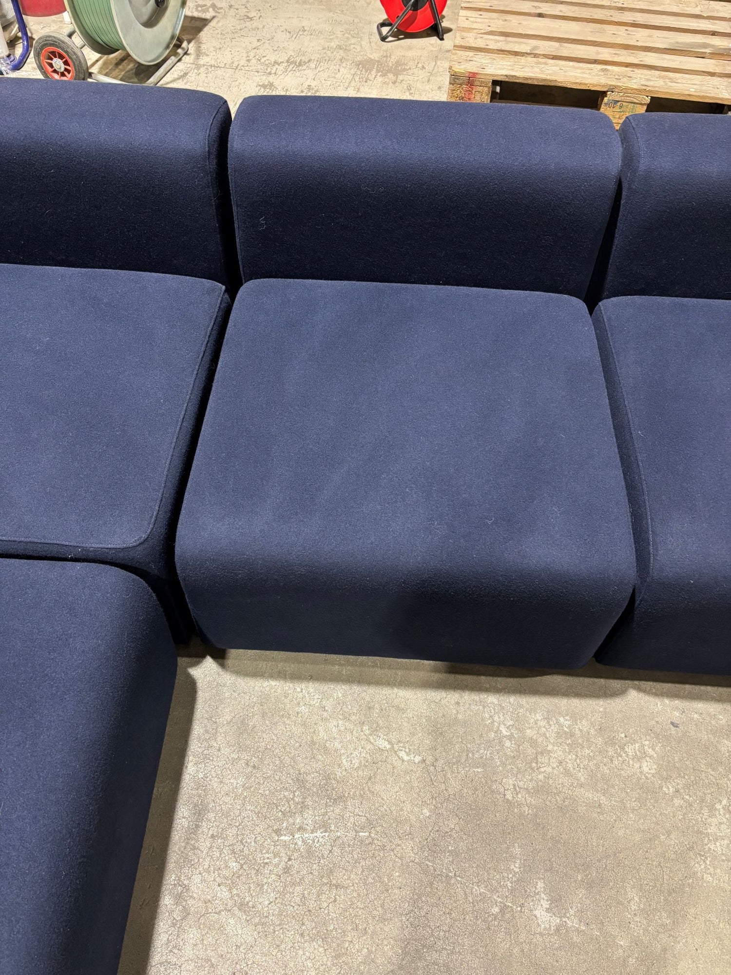 Modul sofa blå Hay Muuto Connect 230 x 250 sh 40