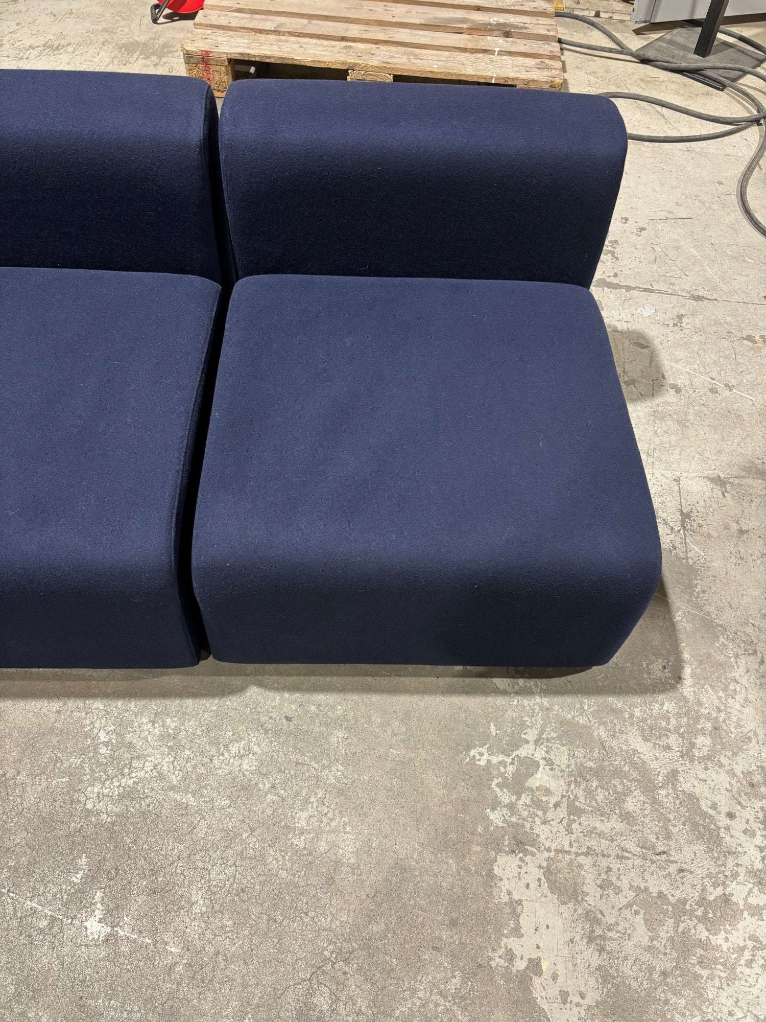 Modul sofa blå Hay Muuto Connect 230 x 250 sh 40