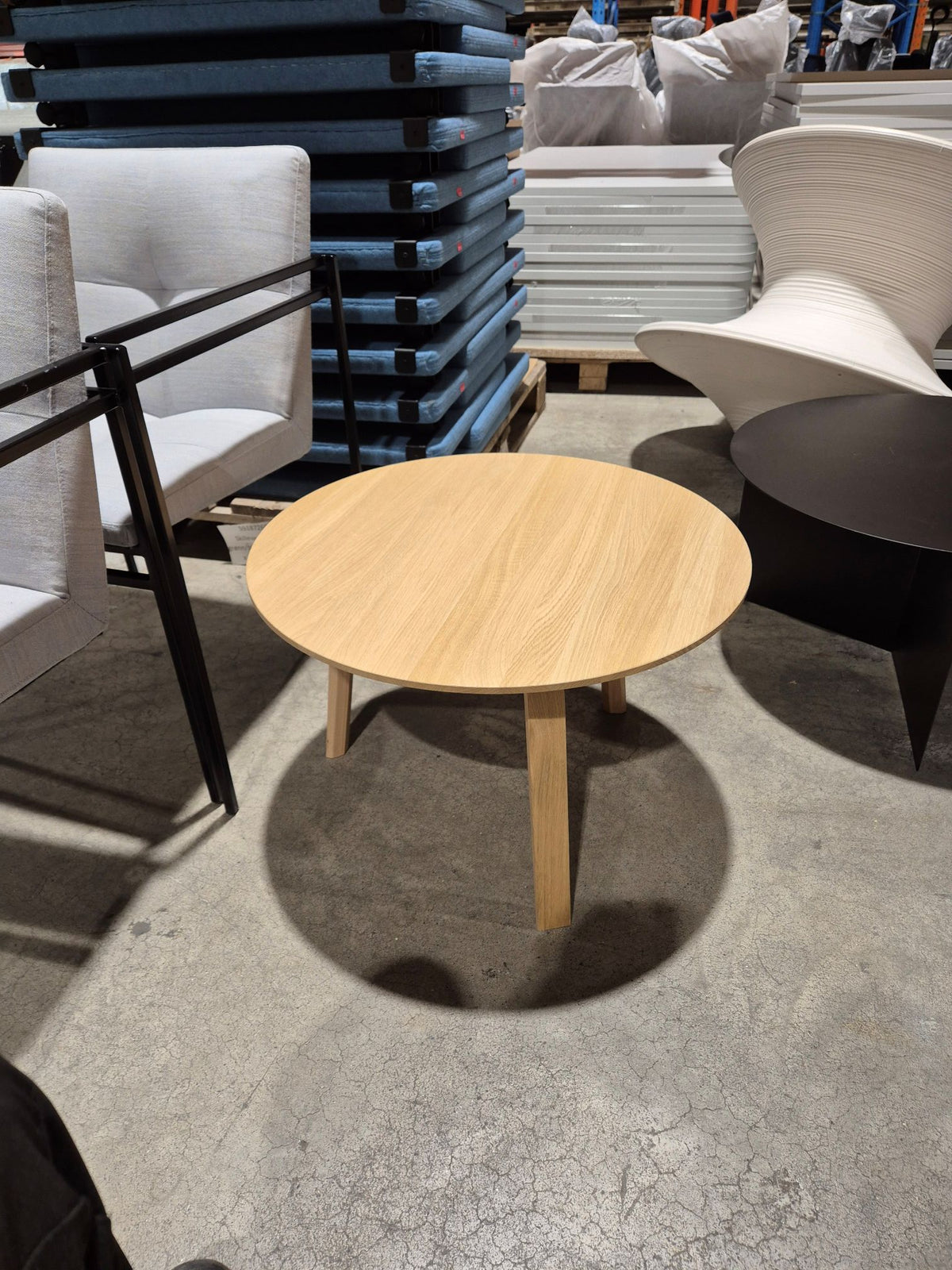 Sofabord eik Ø60cm høyde 40cm