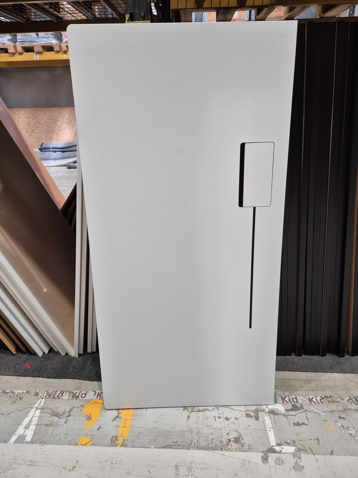 Plate hvit 160 x 80 luke m slisse Dencon