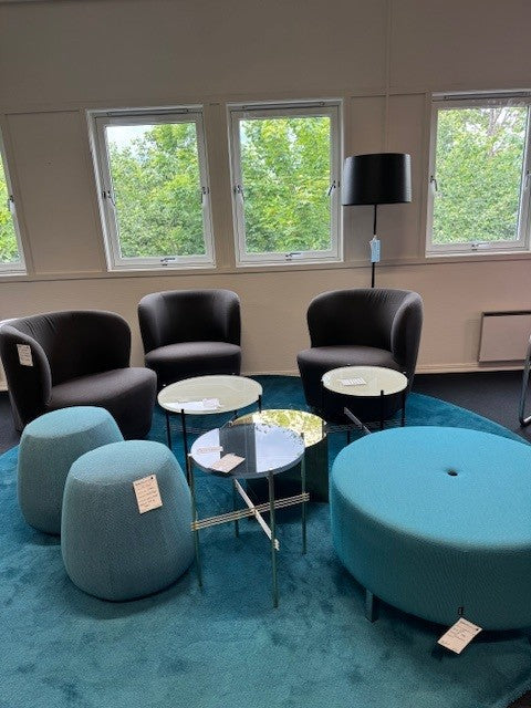 Loungestol anstrasitt Gubi Stay small swivel