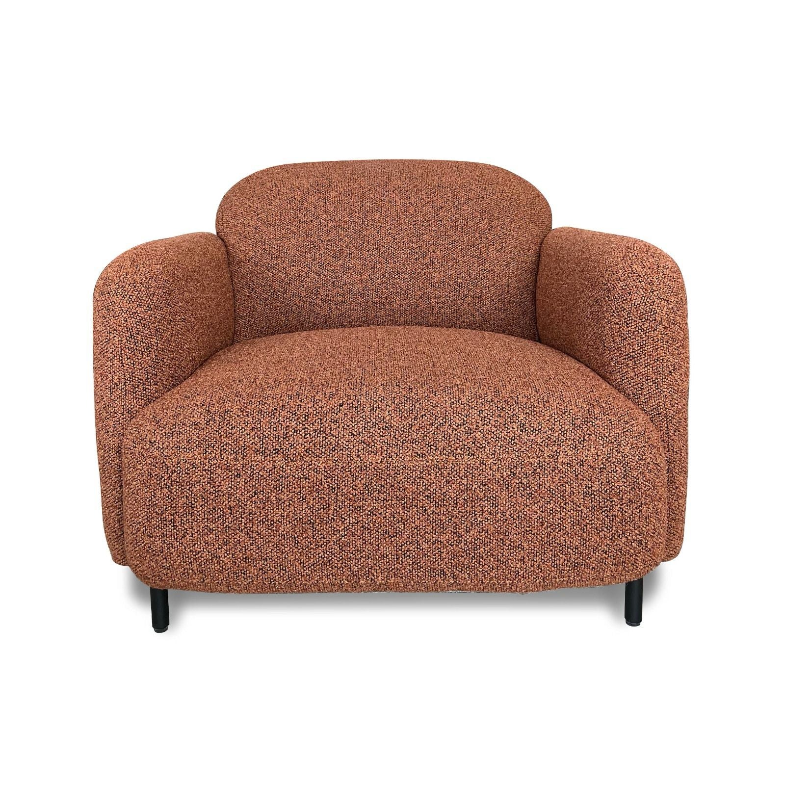 Loungestol rustrød/cognac melert Numa KS
