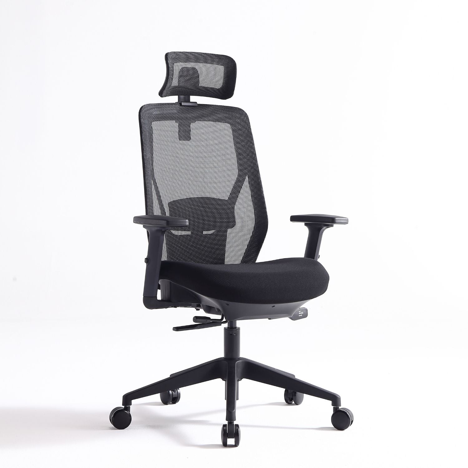 Kontorstol sort mesh KS IVAR armlen nakkestøtte