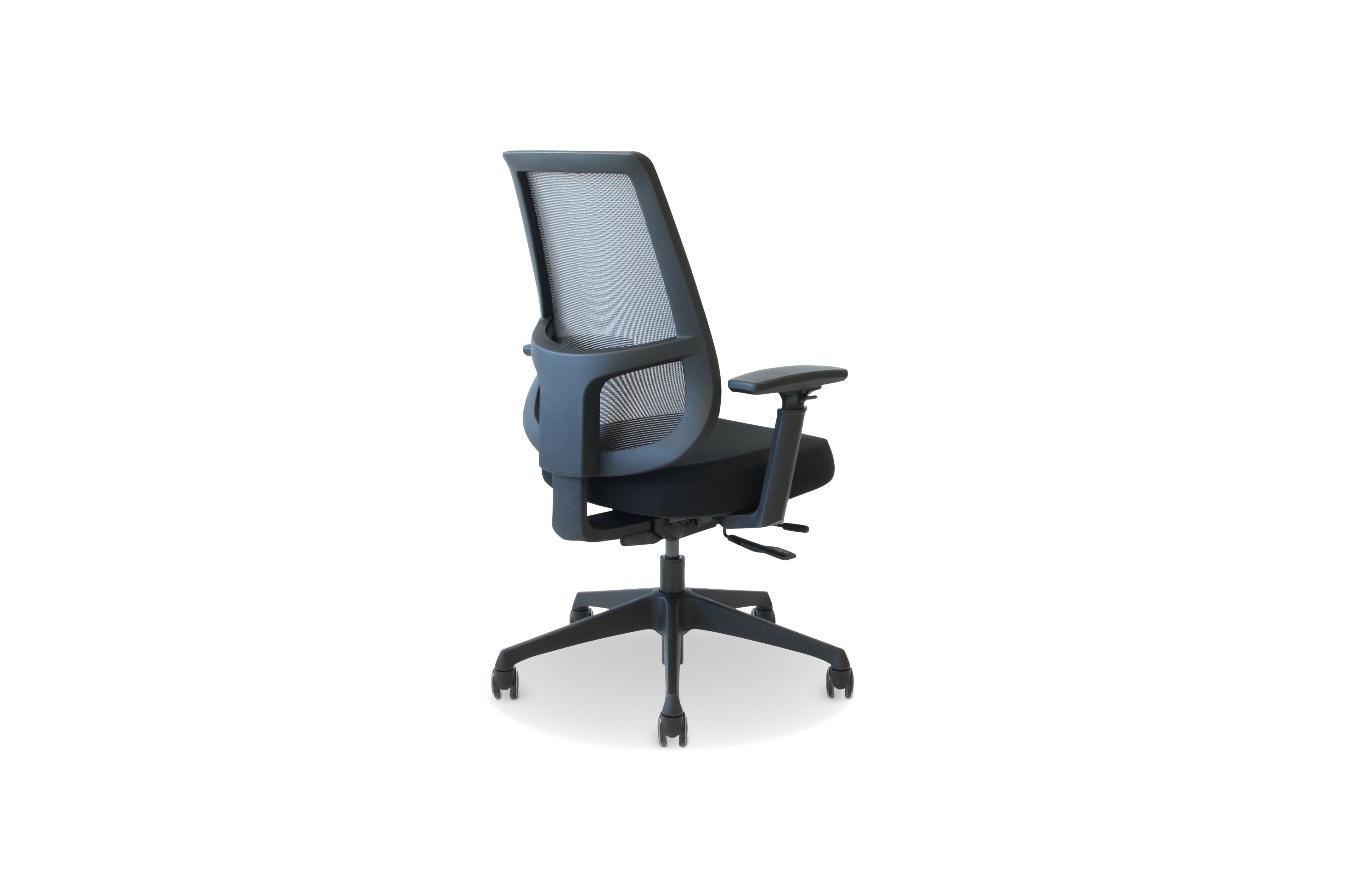 Kontorstol sort mesh KS RITA armlen