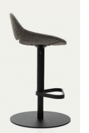 Barkrakk mørk beige melert Nille SH 54-80 cm sortlakkert søyleunderstell